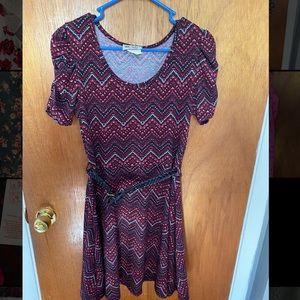 Multi Colored Aztec Style Dress